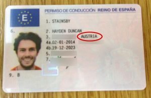 carnet de conducir comprar